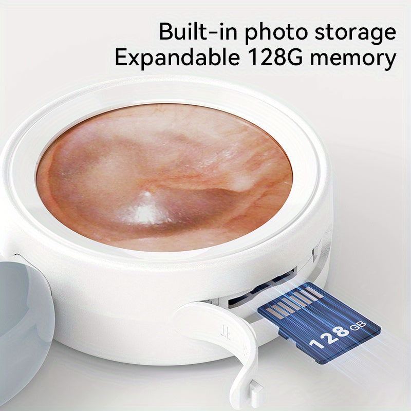 Smart Ear Canal Endoscope with 1080P HD Camera, 12 Accessories, Rechargeable Battery for Adults and Pets