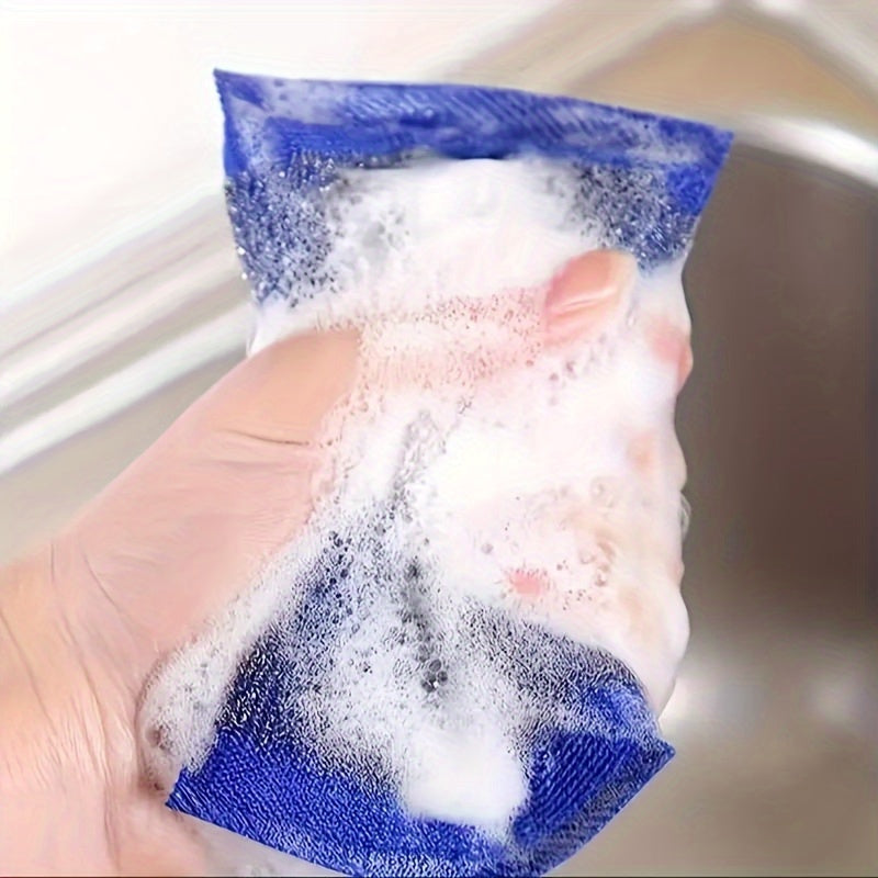 12 dona zanglamas po'latdan yasalgan tozalovchilar to'plami, bir nechta ranglarda - pichoqsiz, past to'kadigan gubkalar oshxona va shamollatish oynalarini tozalash uchun