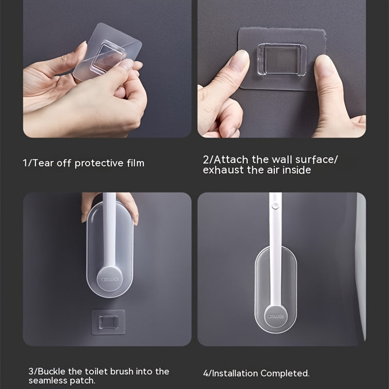 Крючки для ванной без сверления для коробок для туалетной бумаги, туалетных щеток и держателей швабр