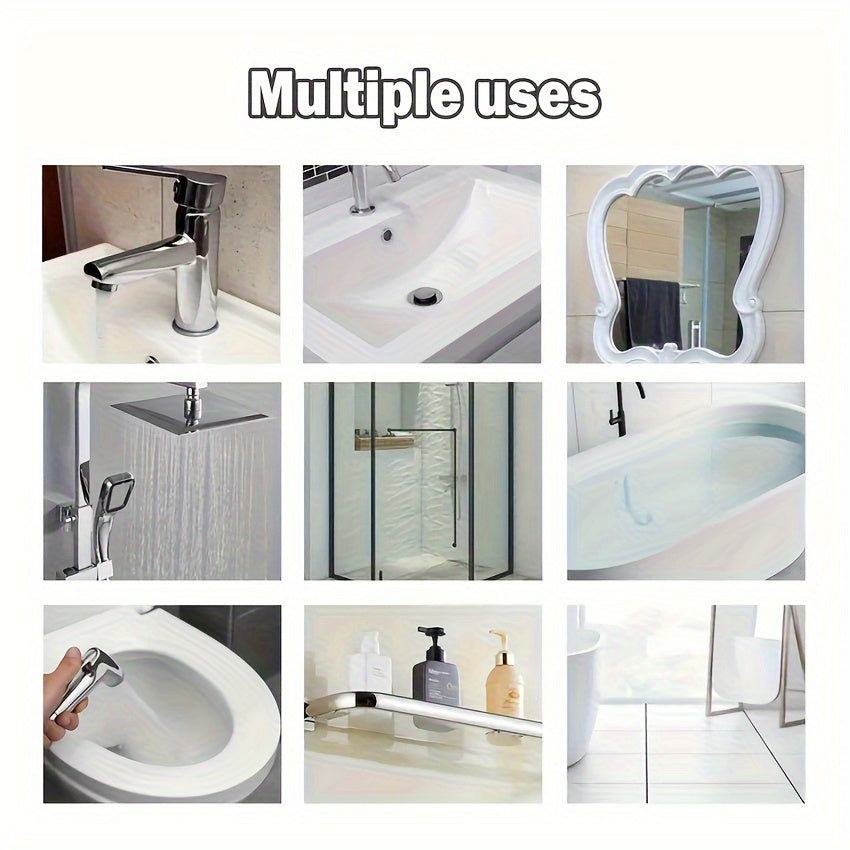 Tabiiy va hidlanmagan qattiq suv dog'larini olib tashlash to'plami dushlar, hojatxonalar va plitalar uchun.