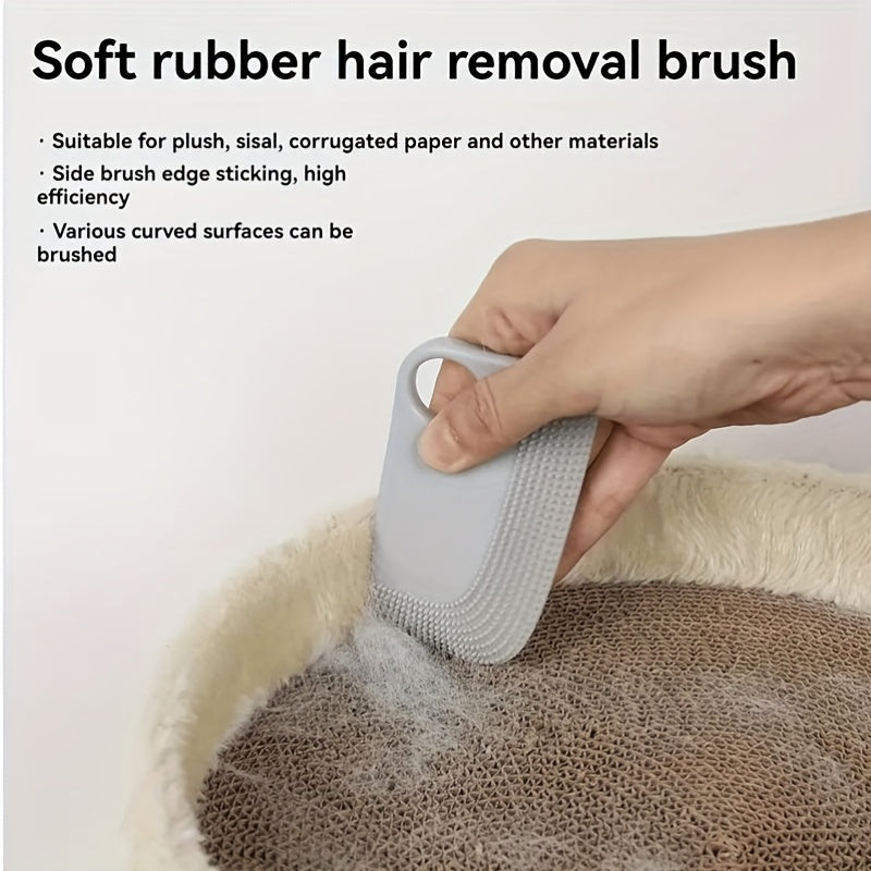 Silicone Pet Hair Brush for Cats and Dogs Cleaning Carpets Sofas Clothing