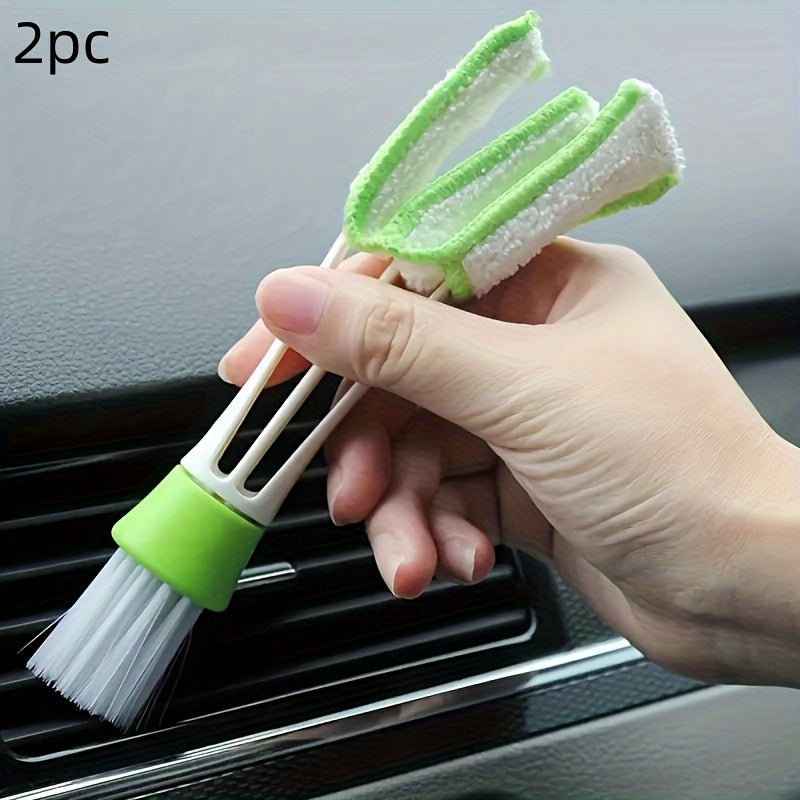 Universal Car Interior Dust Cleaner Brush for AC Vents and Detailing