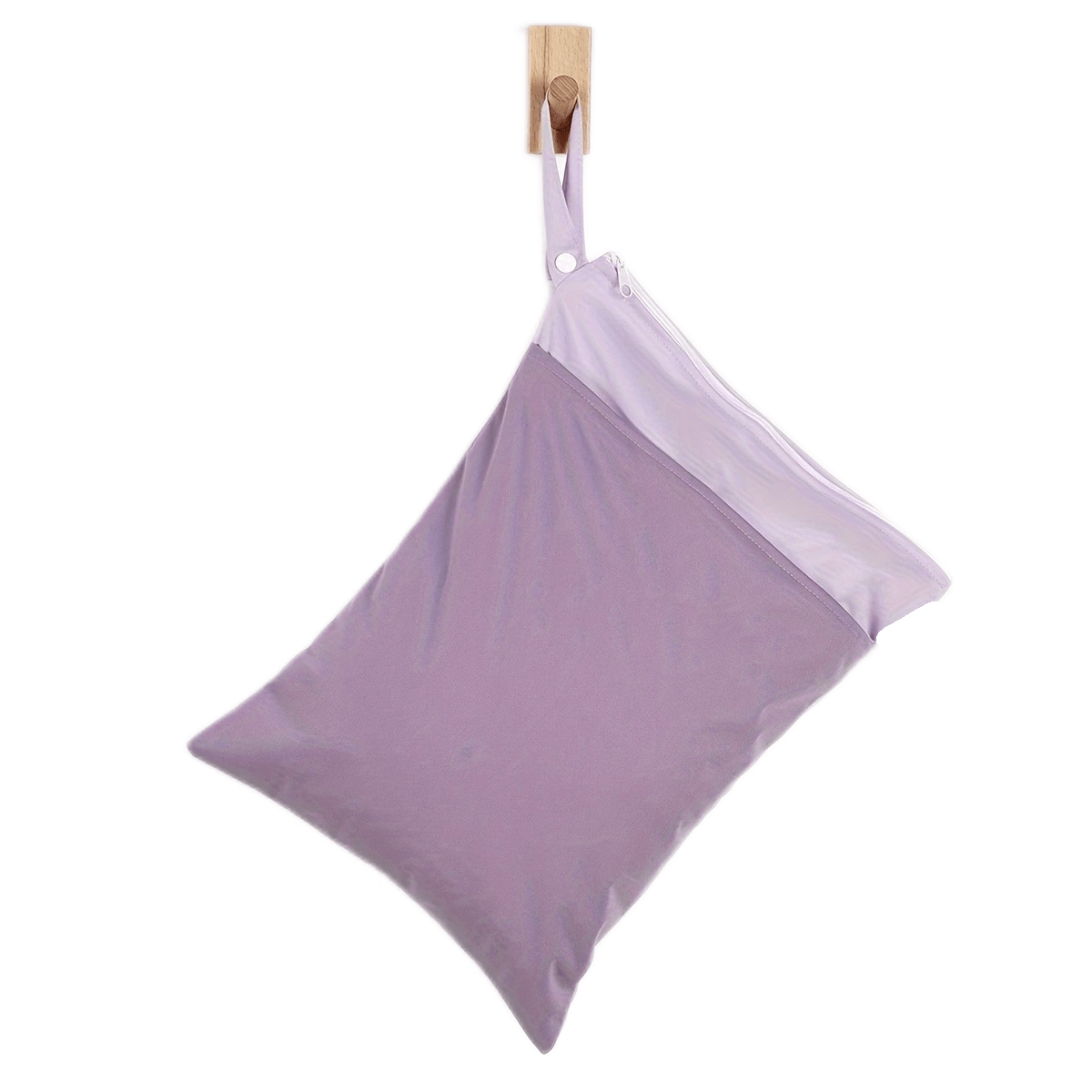 Ikki fermuarlı suv o'tkazmaydigan bolalar sumkasi, 30*40 sm - HappyFlute yuviladigan nam-quruq sayohat sumkasi, bolalar pamperslari va hayz to'plari uchun