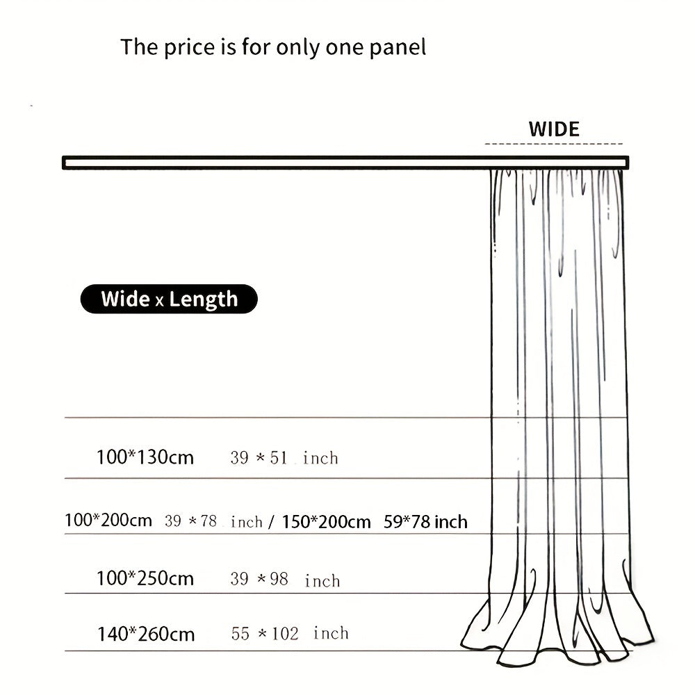 Gray Velvet Curtain for Privacy and Home Decor Semi-Sheer Rod Pocket 1 Piece