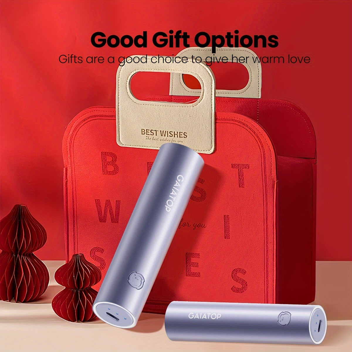 Rechargeable Hand Warmers 3000mAh Electric Heater USB Pocket Warmer for Outdoor Activities