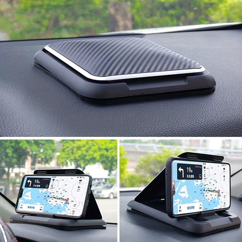Soporte universal para teléfono de coche con pinza ajustable negro para smartphones