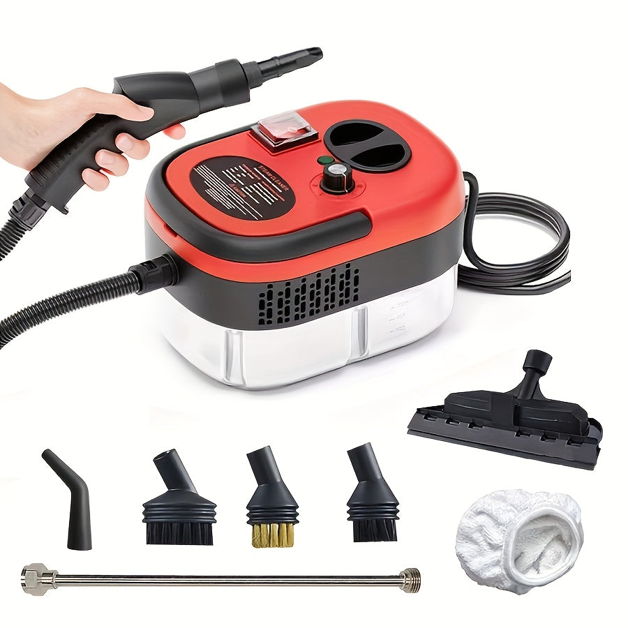Portable Handheld Steam Cleaner with High Temperature Pressurized Steam and Brush Heads