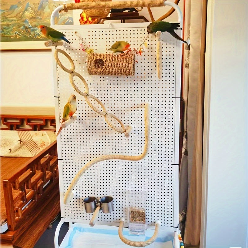 Прочный перо для птиц из ПВХ с присоской для маленьких и больших попугаев и птиц