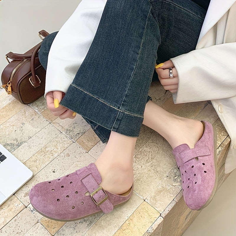 Women’s Slip-On Shoes Vintage Slippers Cushioned EVA Non-Slip TPR All-Season