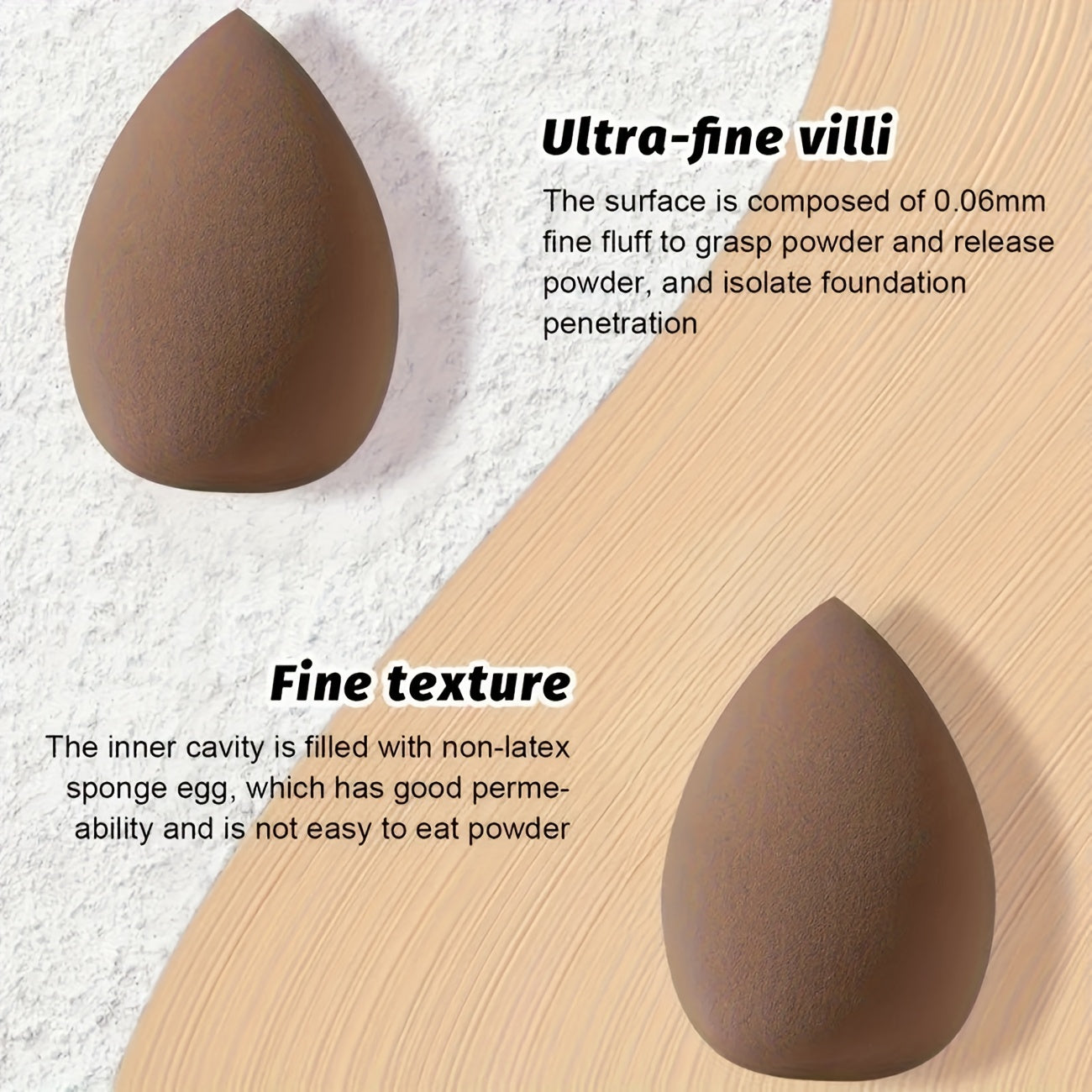 Yuz va ko'zlar uchun 13 ta yumshoq makiyaj cho'tkasi va gubkalar to'plami, pushti