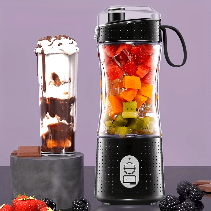 Licuadora portátil recargable USB, sin BPA, para viajes, deportes y cocina