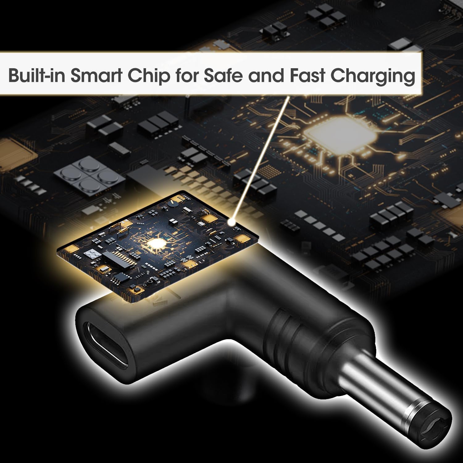 Adaptador de corriente USB-C a DC 5V para portátiles, enrutadores, bancos de energía, iluminación LED, altavoces