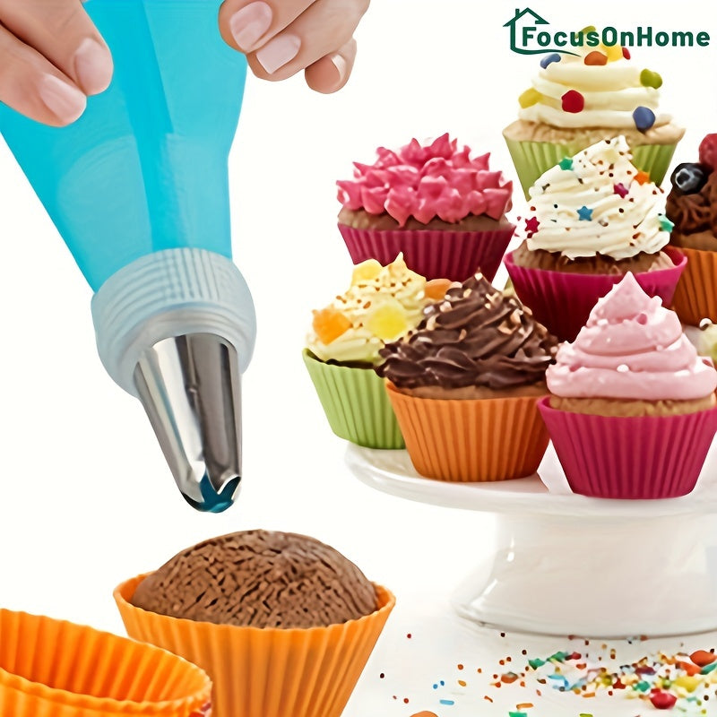 38-Piece Pastry Decorating Nozzles Baking Kit with Piping Tips and Bags