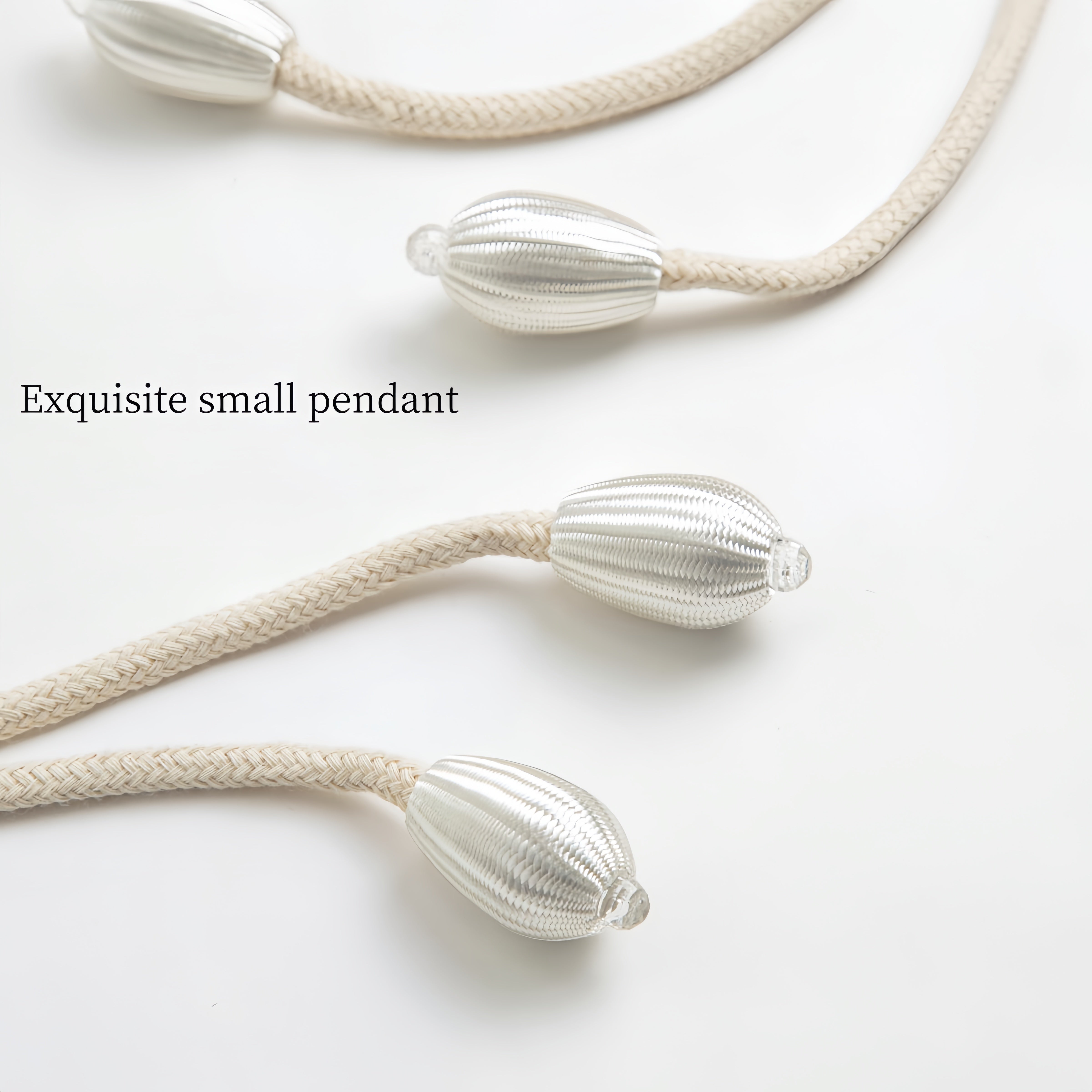 Set of 2 Magnetic Curtain Tiebacks Silk Rope Holdbacks for Living Room and Bedroom