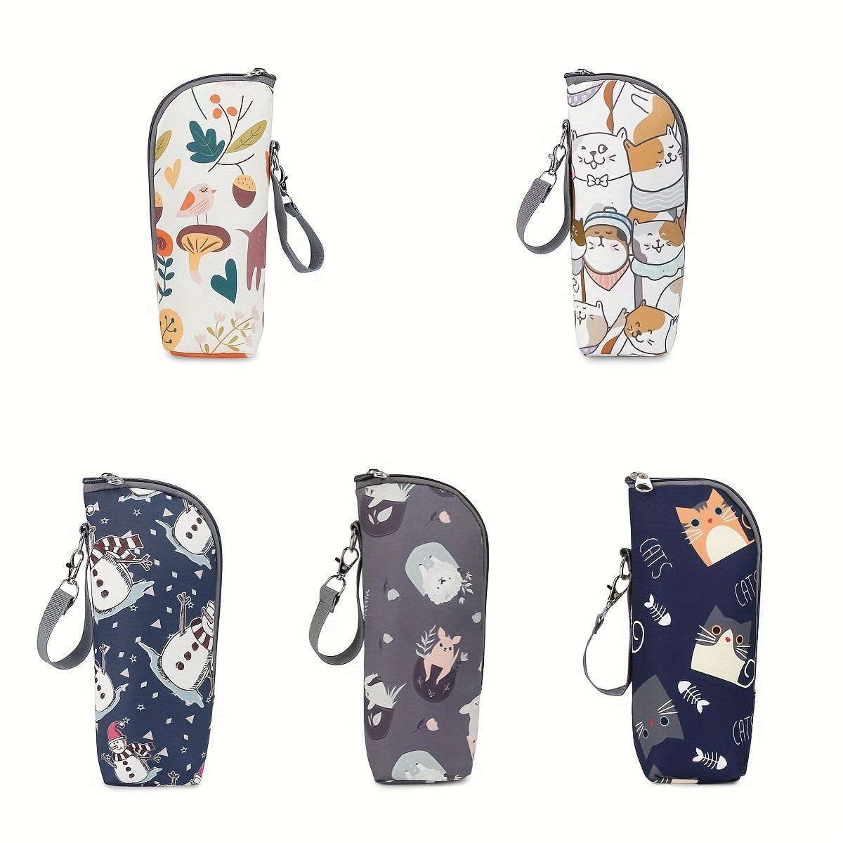 Bolsa aislante para botellas para mamás que mantiene la leche y el agua calientes, portátil