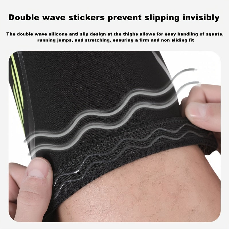 Sports Knee Pads Set Breathable Compression Honeycomb Padding for Patella Stabilization for Basketball Cycling Soccer Rugby