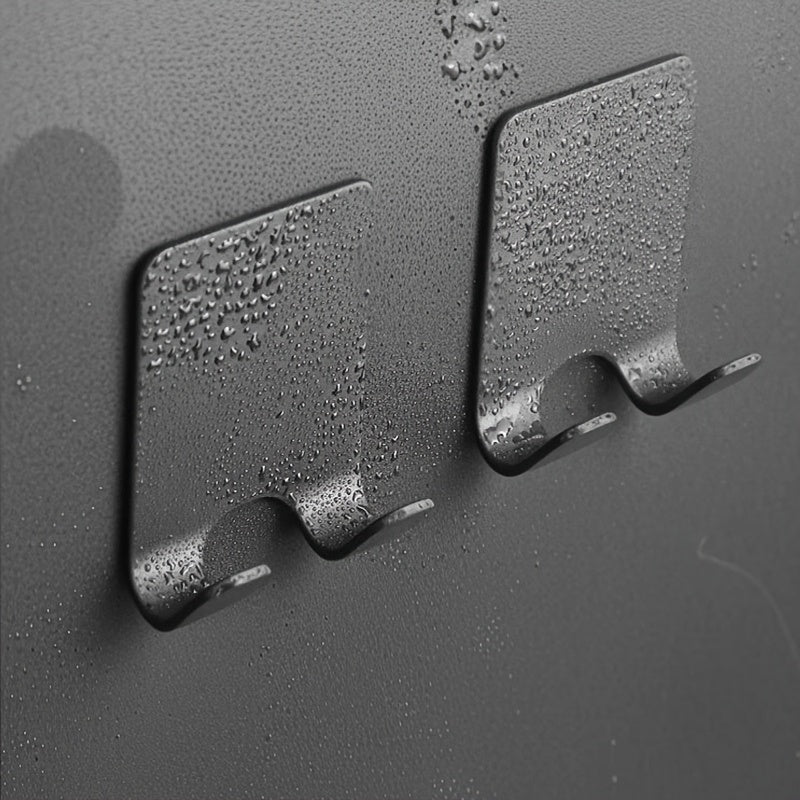 Estante de almacenamiento para baño con gancho para cuchillas sin perforaciones, ahorra espacio