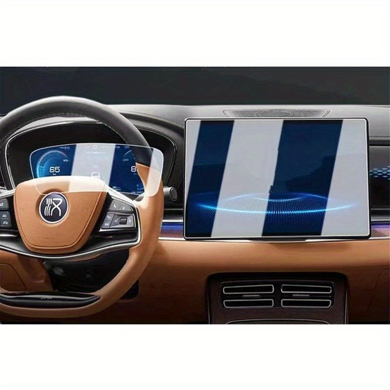 Car GPS Navigation Screen Protector 15.6-Inch Tempered Glass Dashboard Film