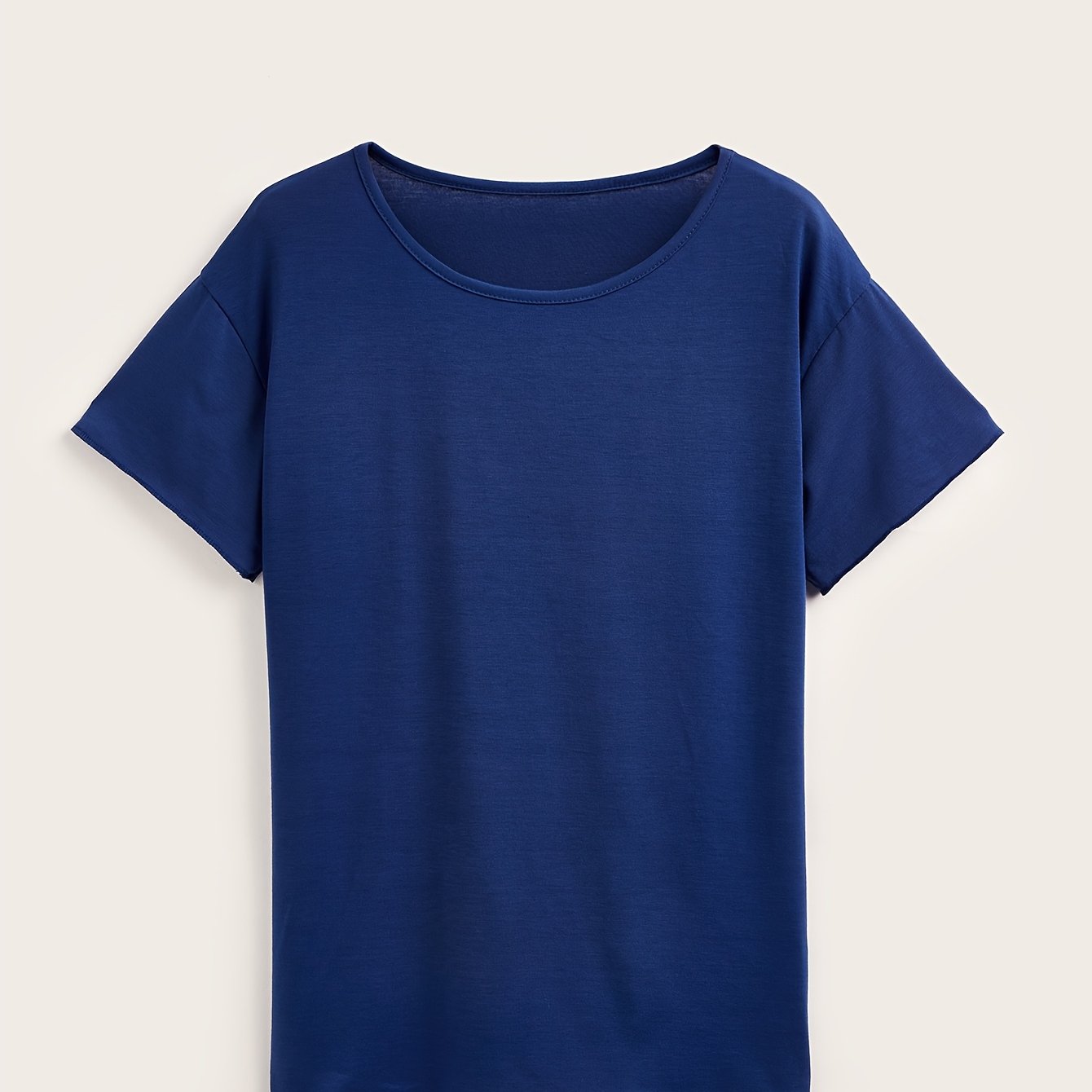 Plus Size Women's Breathable Black Casual Sporty T-Shirt for Relaxed Wear