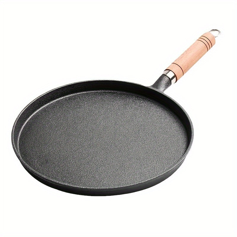 Cast Iron Skillet 19.99cm Non-Stick Durable for Omelets Vegetables and Shrimp