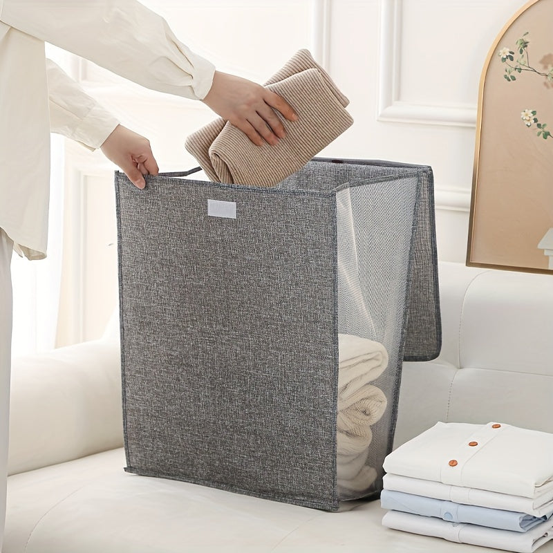 Foldable Laundry Hamper for Bathroom Bedroom Living Room Storage Basket