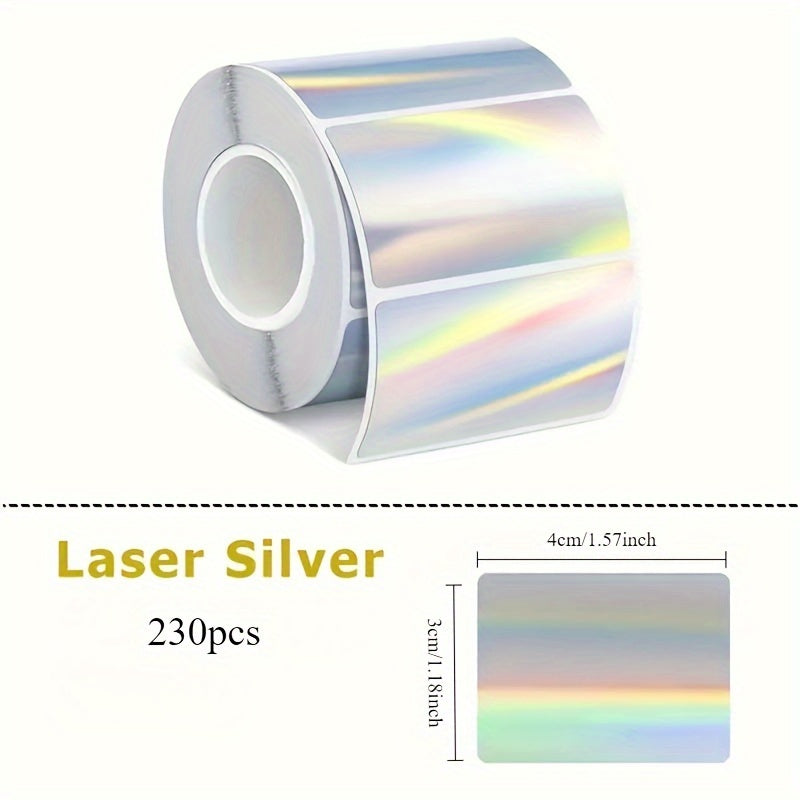 M110 M220 M120 M200 M221 printerlari uchun termal printer yopishtiruvchi qog'oz, 1.18x1.57 dyuym, DIY loyihalari va ofis belgilash uchun ideal.