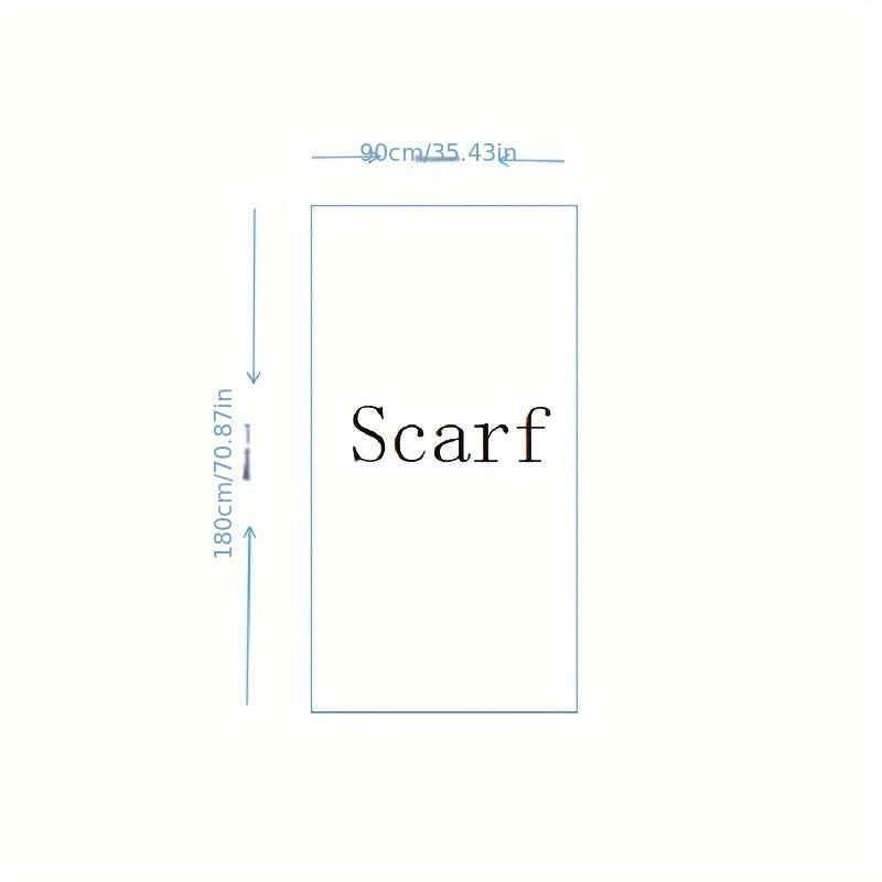 Breathable Tie-Dye Scarf for Women Sun Protection Casual Accessory