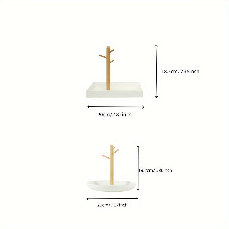 Простая подставка для хранения украшений Branch для настольного косметического органайзера