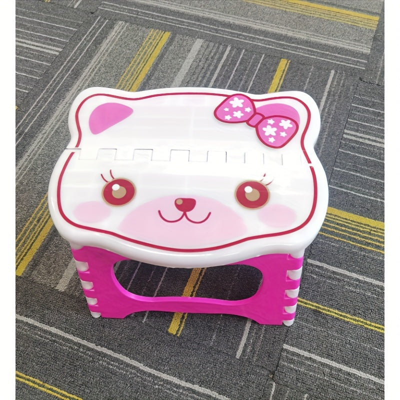 Multicolored Portable Folding Stool for Camping and Outdoor Use