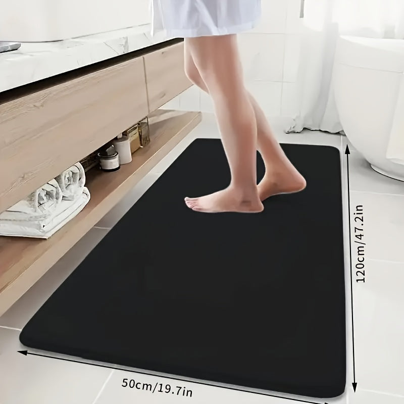 Ultra Soft Non-Slip Bath Mat with Absorbent Material for Bathroom Decor