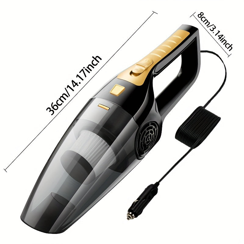 Portable Car Vacuum Cleaner with Strong Suction 12V Dust Removal