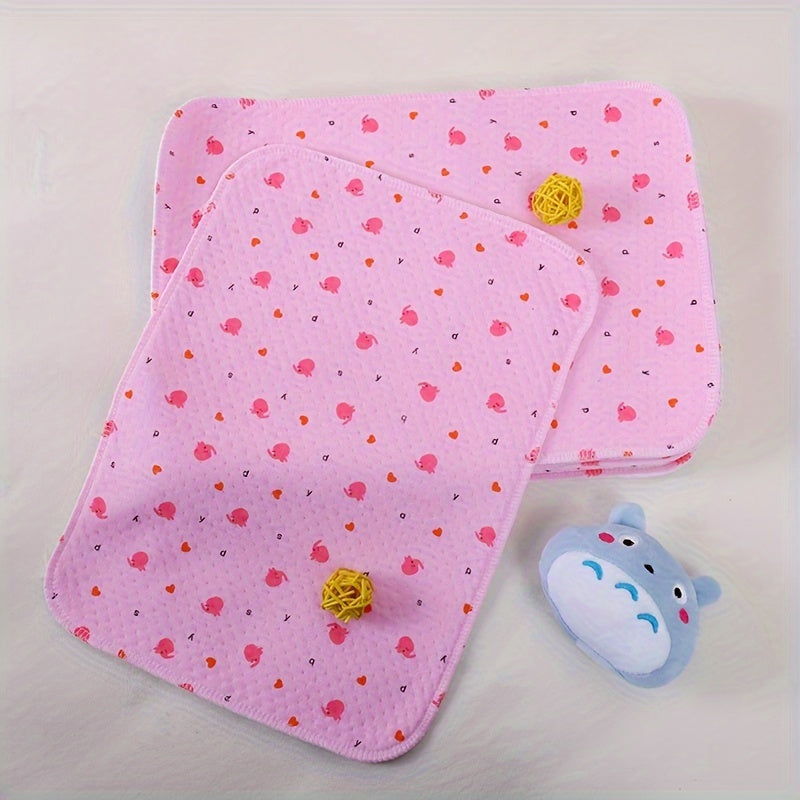 Almohadilla lavable e impermeable para cambio de pañales de algodón 35x45cm a prueba de fugas y transpirable para bebés