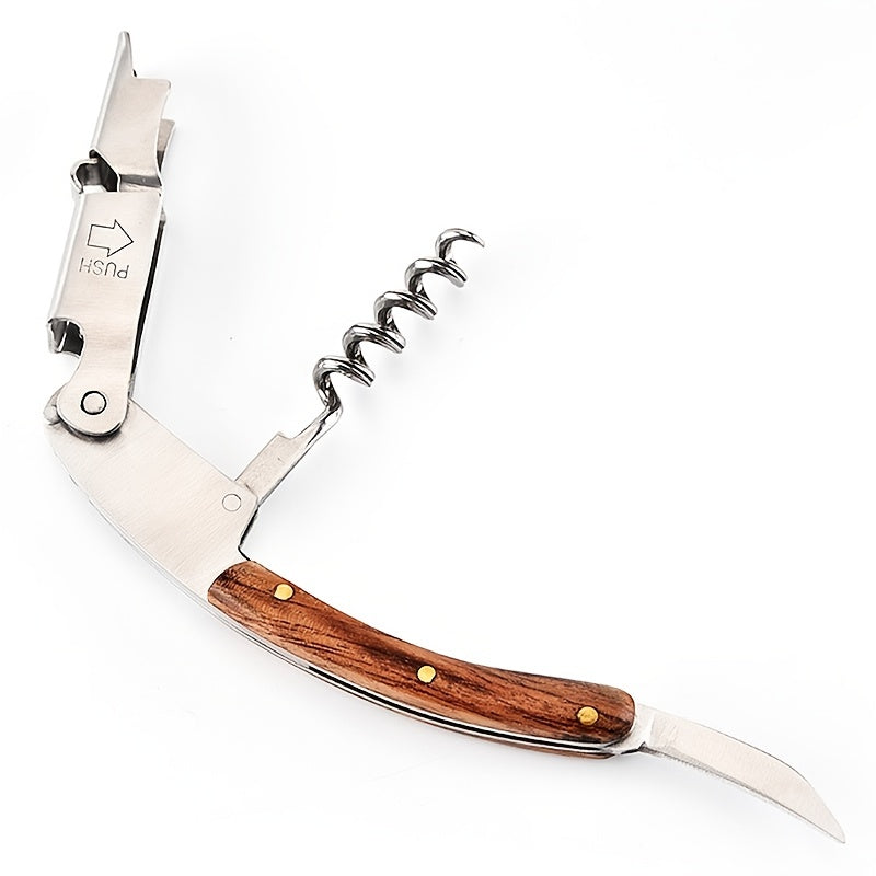 Qizil vino shishasini ochuvchi - Foydalanish uchun oson va ko'p funksiyali