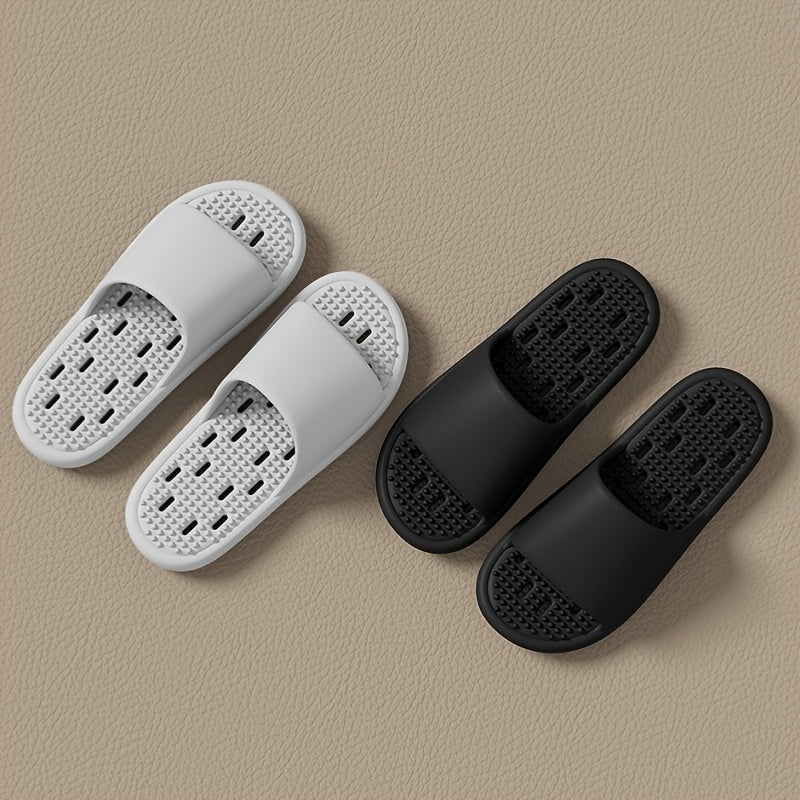 Unisex Breathable Massage Slippers for Home Indoor Use Quick-Drying Soles