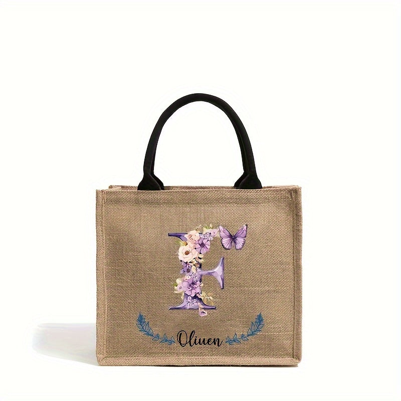 Personalized Bridesmaid Tote Bag for Weddings and Parties Lightweight Polyester Handbag