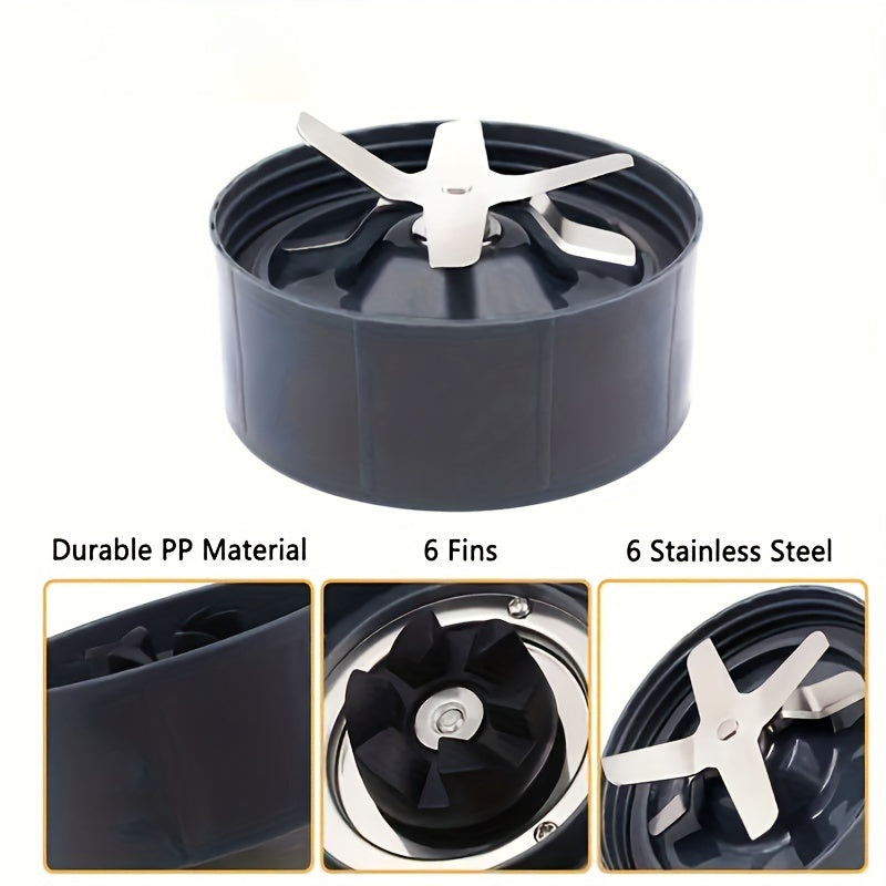 Nutribullet 600W/900W sharbat chiqaruvchi va aralashtiruvchi asos uchun aksessuarlar, shu jumladan almashtirish qismlari.