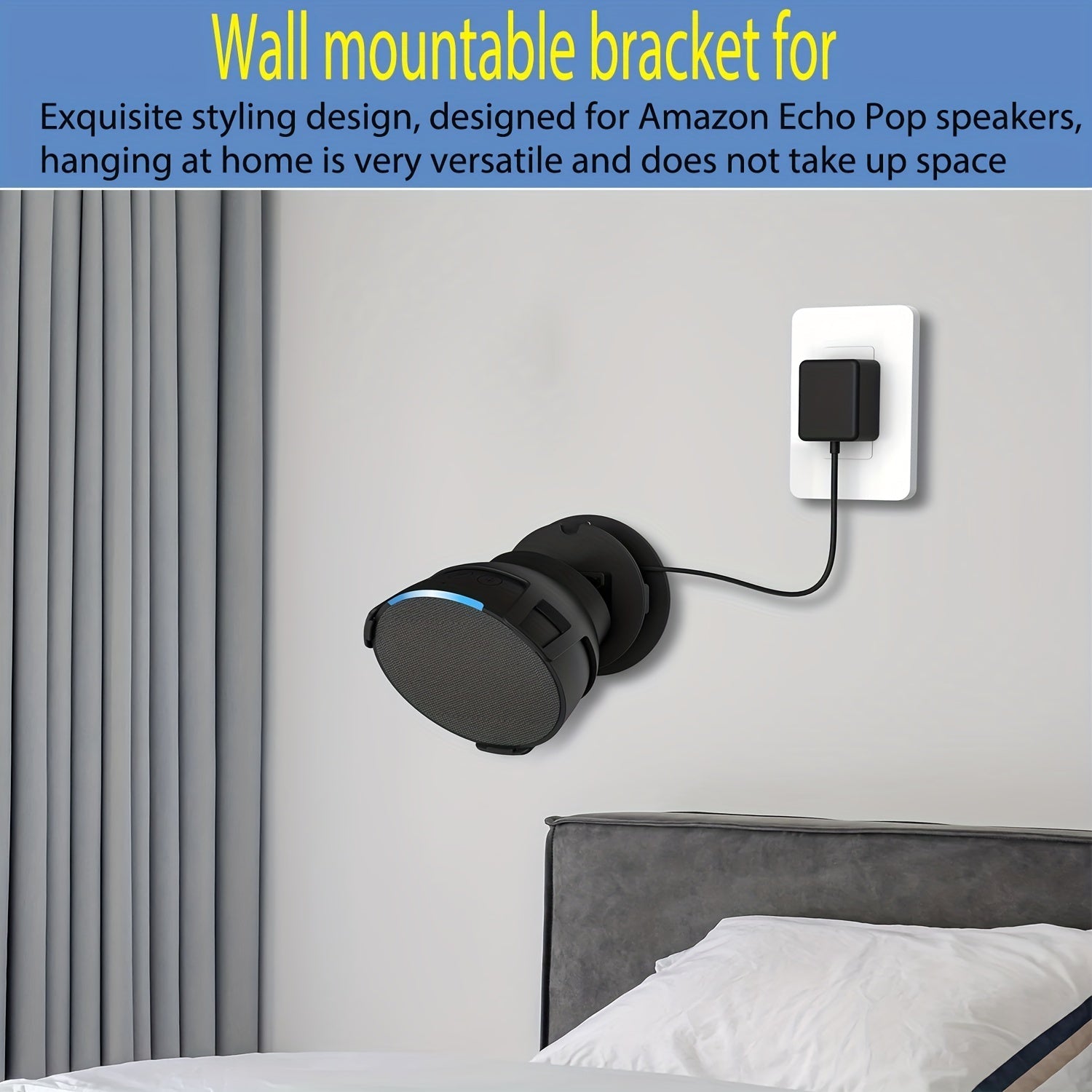 Speaker Wall Mount with Adjustable Angle for Smart Audio Devices