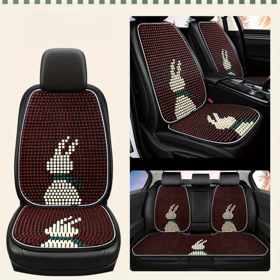 Summer Cooling Beaded Seat Covers for Women Breathable Ventilated Car Mats