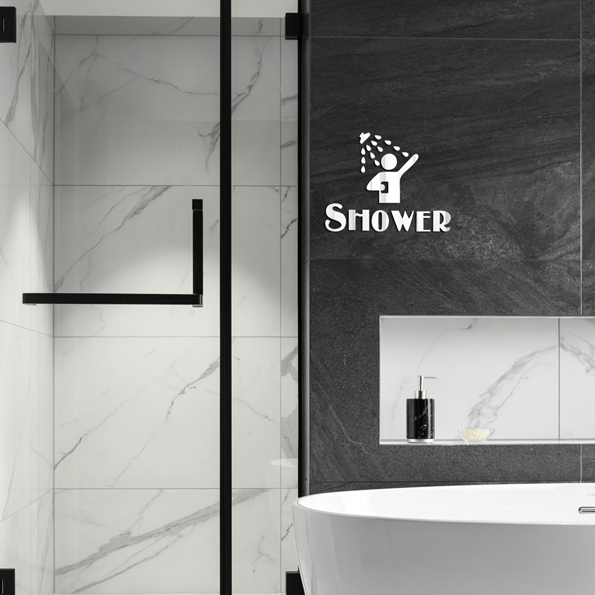 Vannaxonasi shisha eshiklari va devorlar uchun yuviladigan devor stikerlari, oson qoʻllash