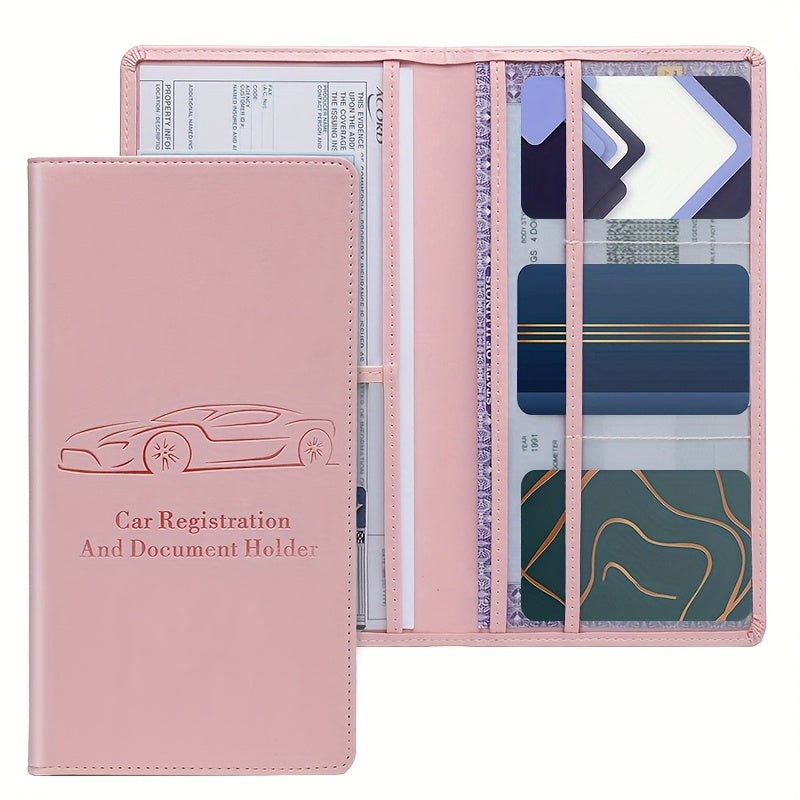 Universal avtomobil ro‘yxatga olish va sug‘urta kartasi tutgichi bilan qulay kirish tashkilotchisi