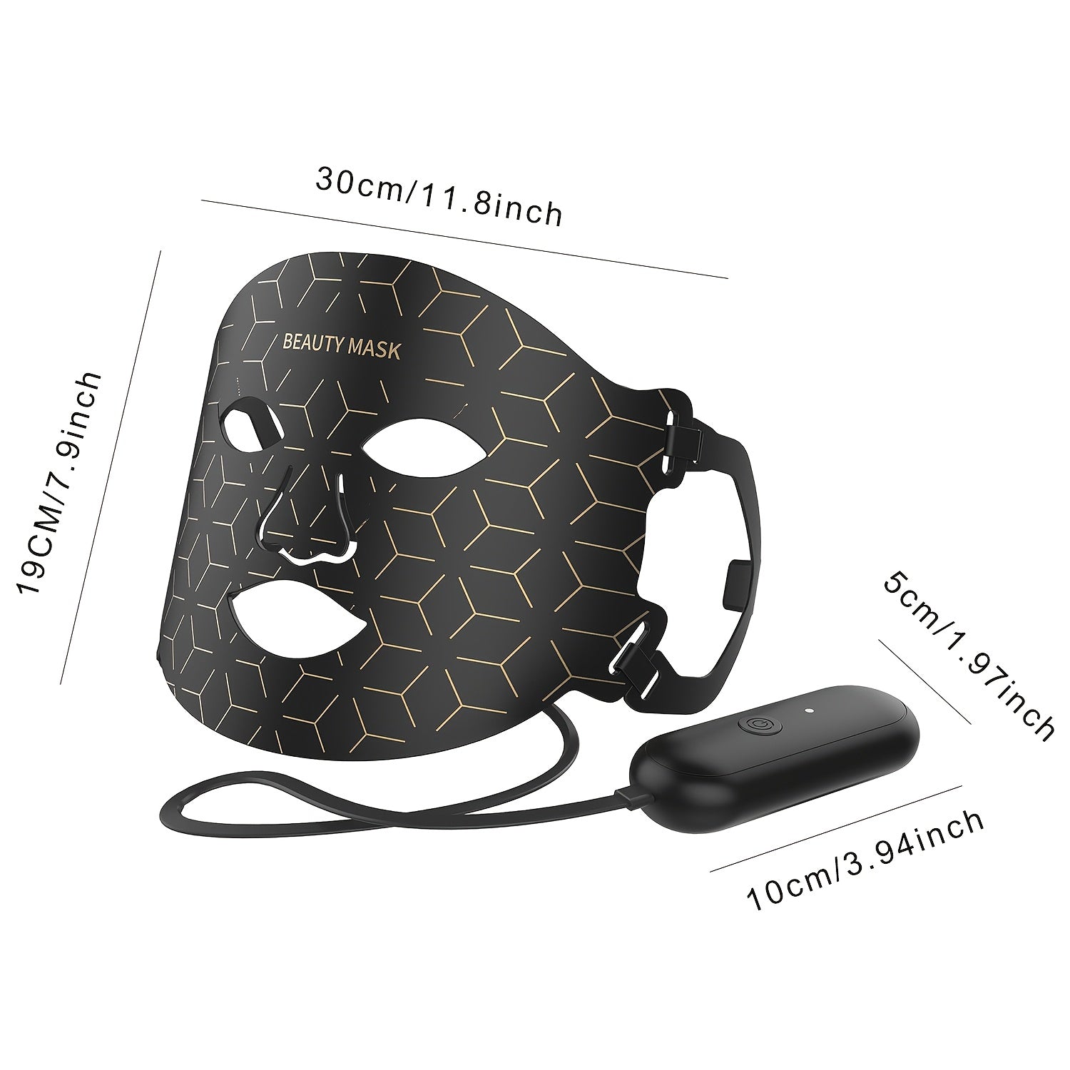 1 dona Portativ Yumshoq Silikon Go'zallik Maska, 7 Rang, Qayta Zaryadlanadigan Lityum Batareya, USB Zaryadlash, Salon va Uyda Foydalanish Uchun Ideal, Yuz Terisi Parvarishi, Onalar Kuni Uchun Ko'p Maqsadli Sovg'a