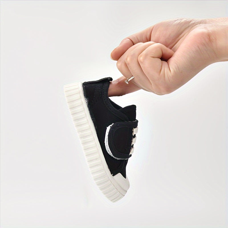 Toddler Canvas Shoes for Indoor Outdoor 1-2 Years Boys Girls Spring Autumn Breathable Fabric