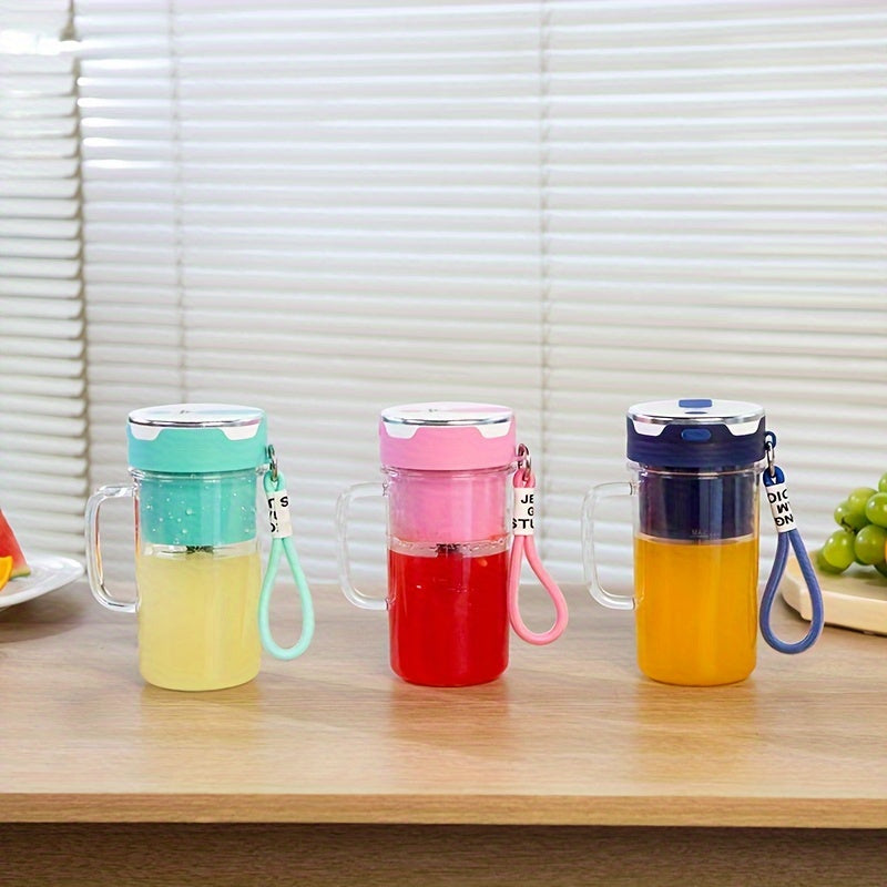 Rechargeable Compact Juicer Cup with USB Charging and 1300mAh Battery for Home and On-the-Go