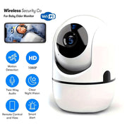 Wireless 1080P Smart Camera with Night Vision Motion Detection Two-Way Audio Pet Monitoring