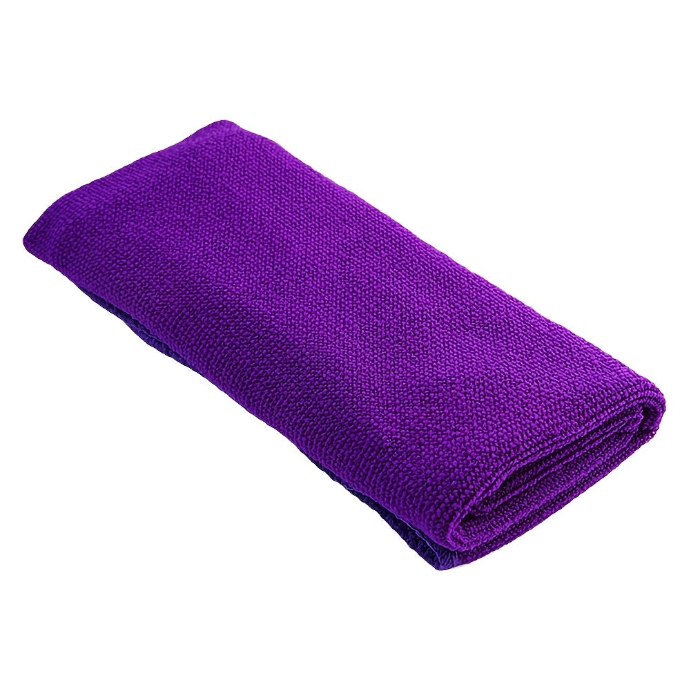 Zamonaviy Mikrofiber Sochiq - 34.98x74.98 sm, 100% Polyester, Soch turmagi, Hammom, Plyaj, Havuz, Sport zalida foydalanish uchun ideal - Pushti/Moviy/Ko'k