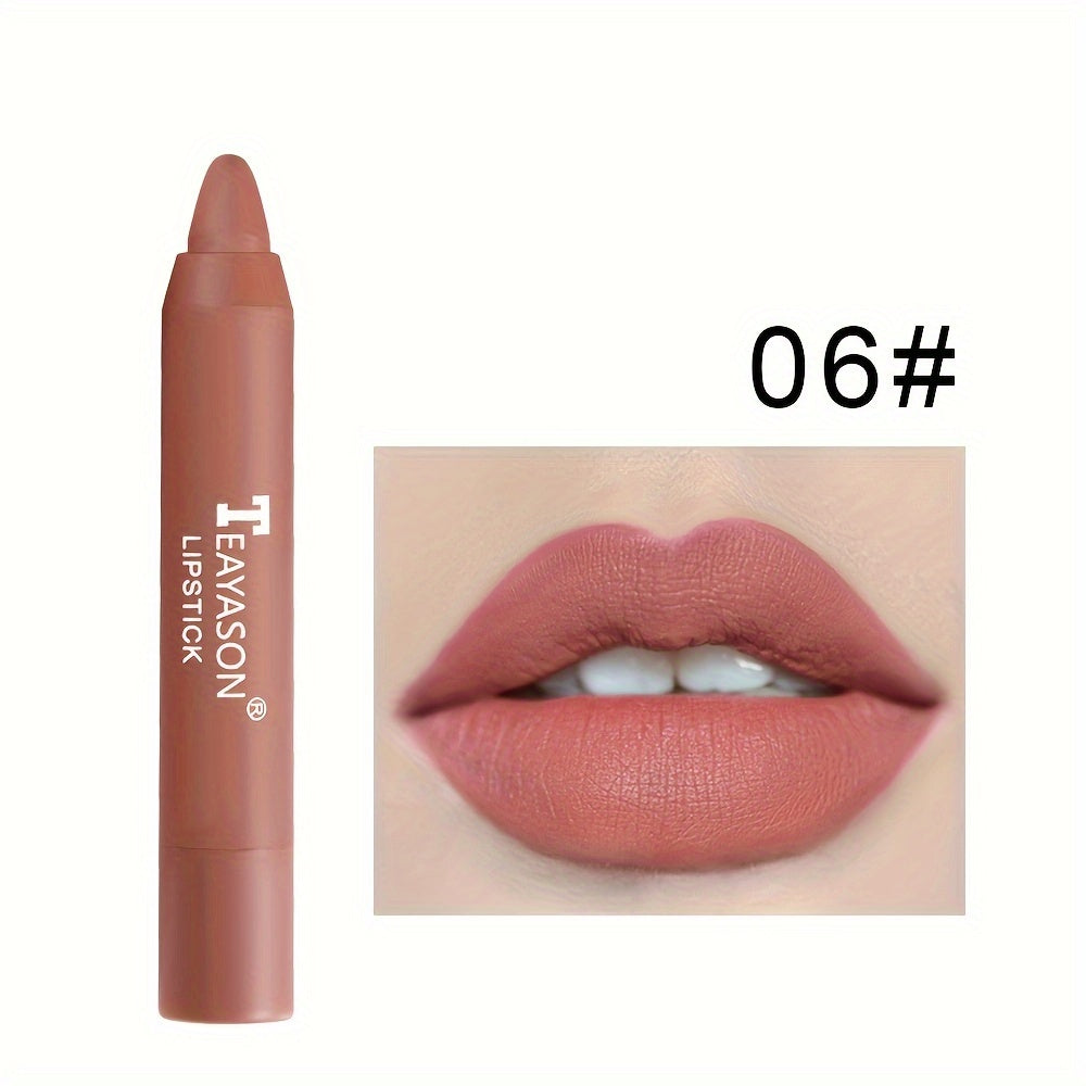 Women Matte Lipstick 12 Shades Long-Lasting Waterproof Lip Color