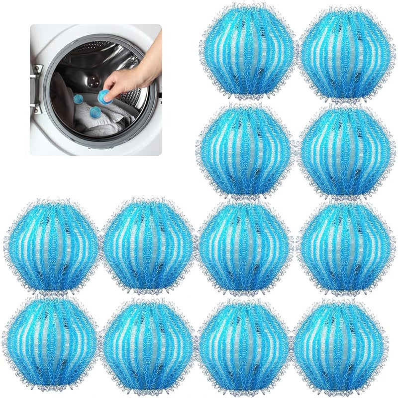12 Pieces Lint Remover for Washing Machine Hair and Fuzz Catcher Laundry Accessories