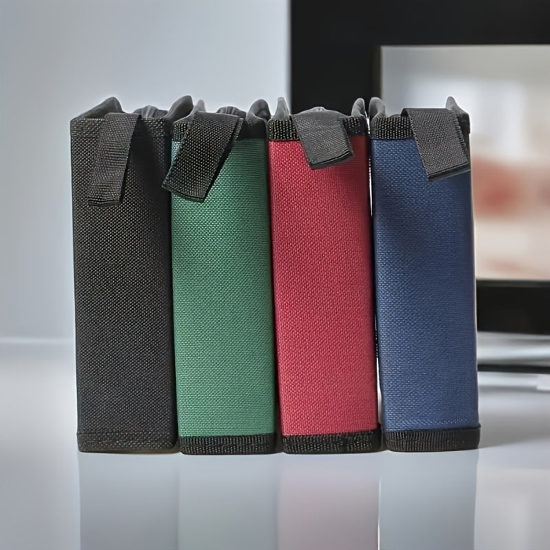 40 ta DVD/VCD uchun Portativ Oksford Matoli Disk Saqlash Qutisi - Yuqori Sifatli, Changdan Himoyalangan, Zipli Quti va Qulay Tashish Qo'ltiqchasi bilan - Uyda, Sayohatda, Avtomobilda Foydalanish uchun Mukammal va Oson Saqlash, Egiluvchan Dizayn