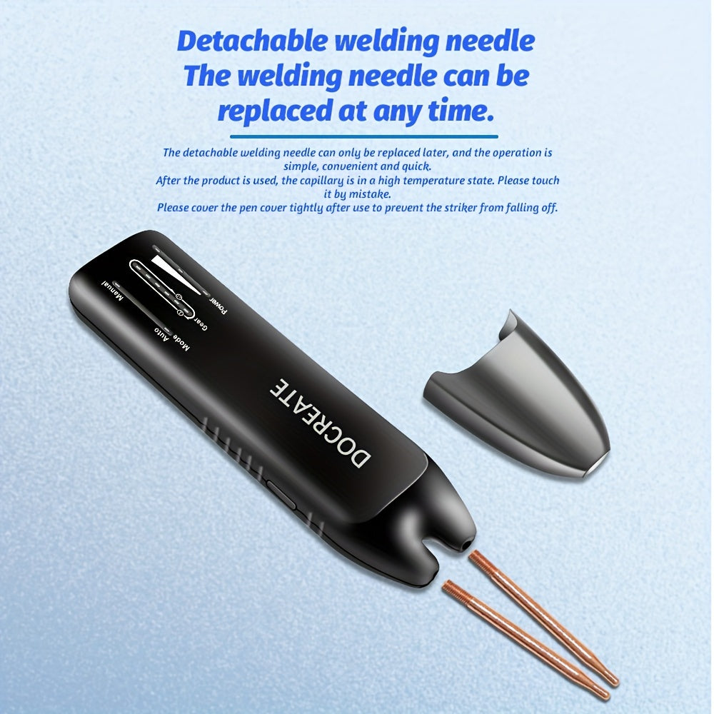 Portable Hand Spot Welder with LCD Display 99 Gears USB Rechargeable Lithium Battery for Nickel Welding