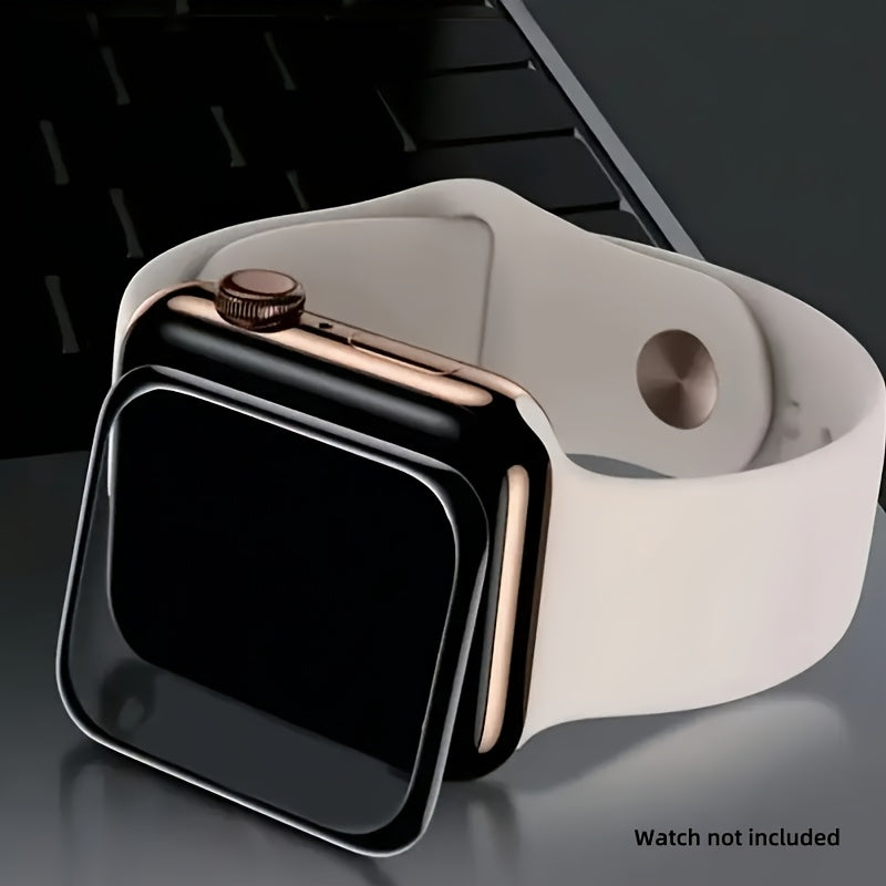 Apple Watch Screen Protector Set for Series SE 1-10 Full Coverage 9D Plastic Film Hardness 2H Fingerprint Resistant